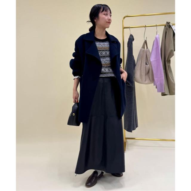 スローブ イエナ（SLOBE IENA）/《追加》フェイクレザーフレアスカート