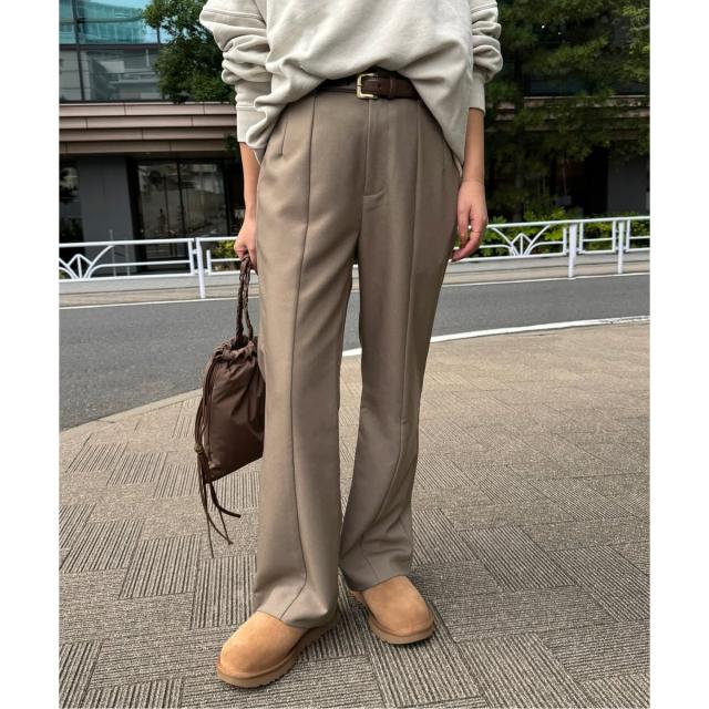 スローブ イエナ（SLOBE IENA）/《WEBのみ4サイズ展開》ウォッシャブルセミフレアパンツ