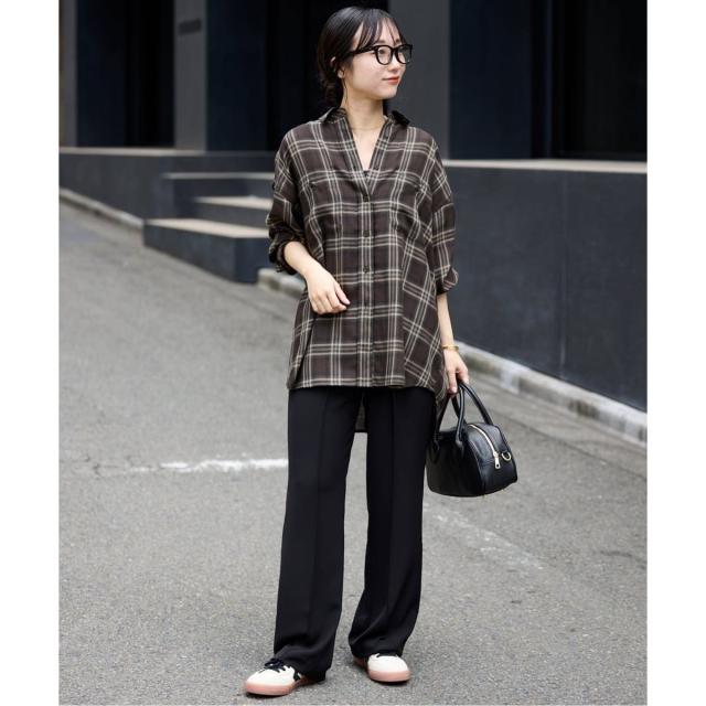 スローブ イエナ（SLOBE IENA）/《追加》ビエラチェックルーズシャツ