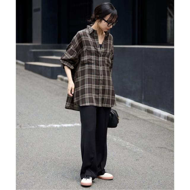 スローブ イエナ（SLOBE IENA）/《追加》ビエラチェックルーズシャツ