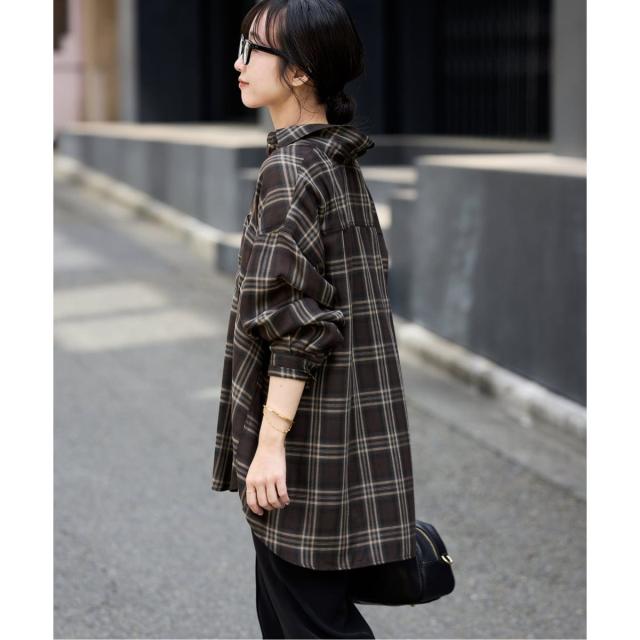 スローブ イエナ（SLOBE IENA）/《追加》ビエラチェックルーズシャツ