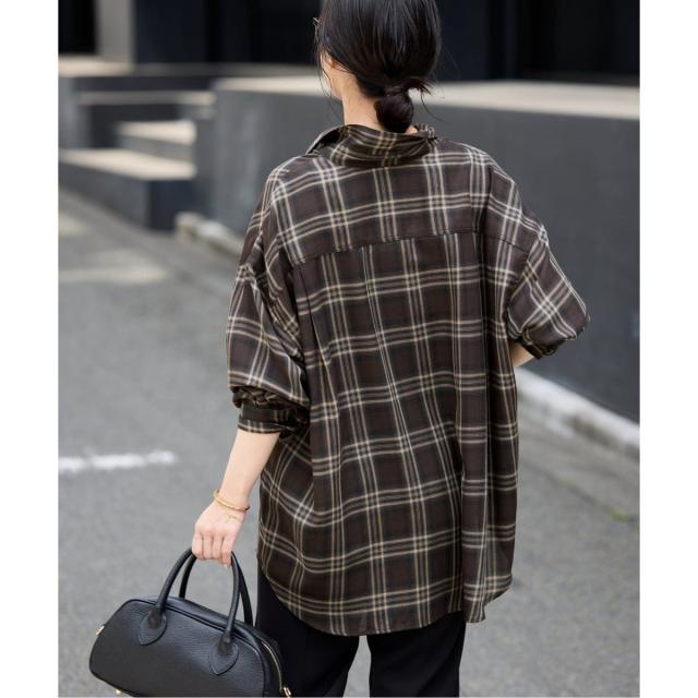 スローブ イエナ（SLOBE IENA）/《追加》ビエラチェックルーズシャツ