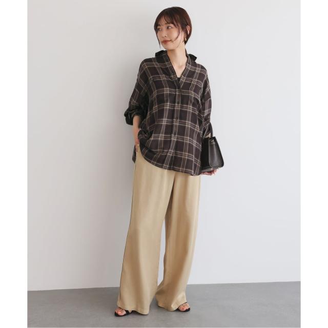 スローブ イエナ（SLOBE IENA）/《追加》ビエラチェックルーズシャツ