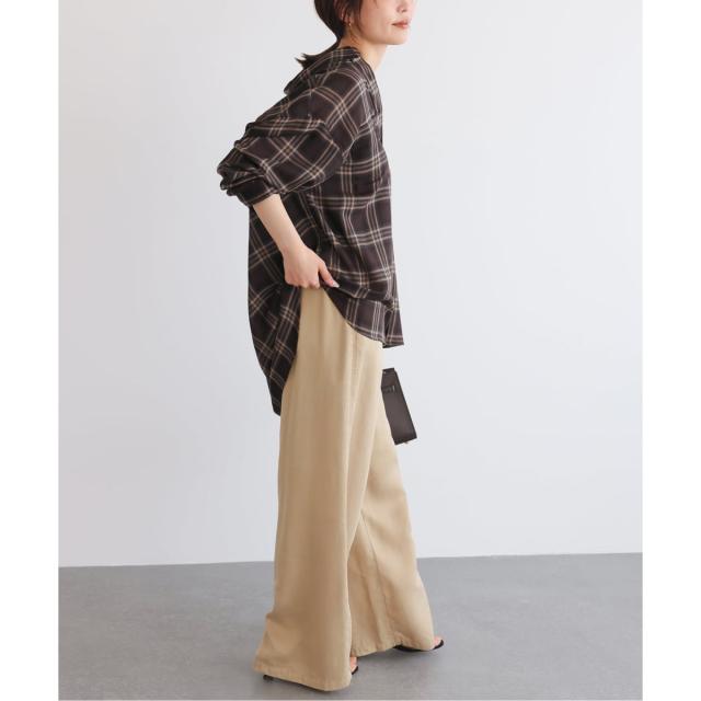 スローブ イエナ（SLOBE IENA）/《追加》ビエラチェックルーズシャツ