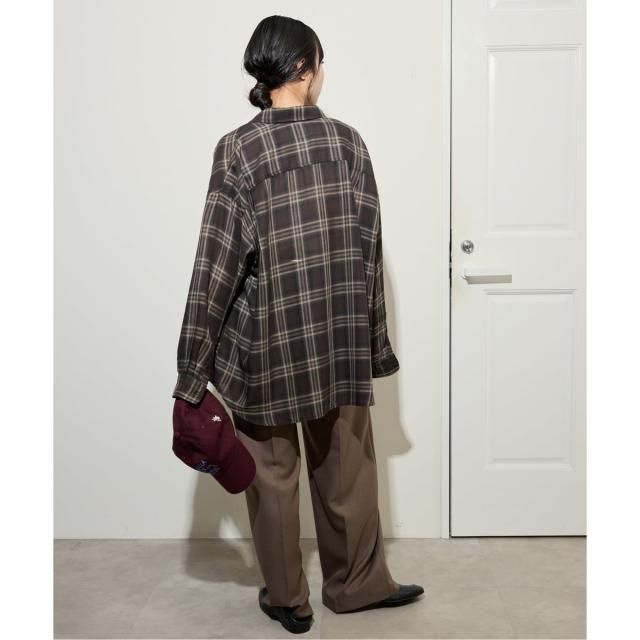 スローブ イエナ（SLOBE IENA）/《追加》ビエラチェックルーズシャツ