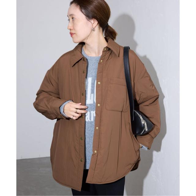 スローブ イエナ（SLOBE IENA）/《吸湿発熱》TOPTHERMOシャツブルゾン