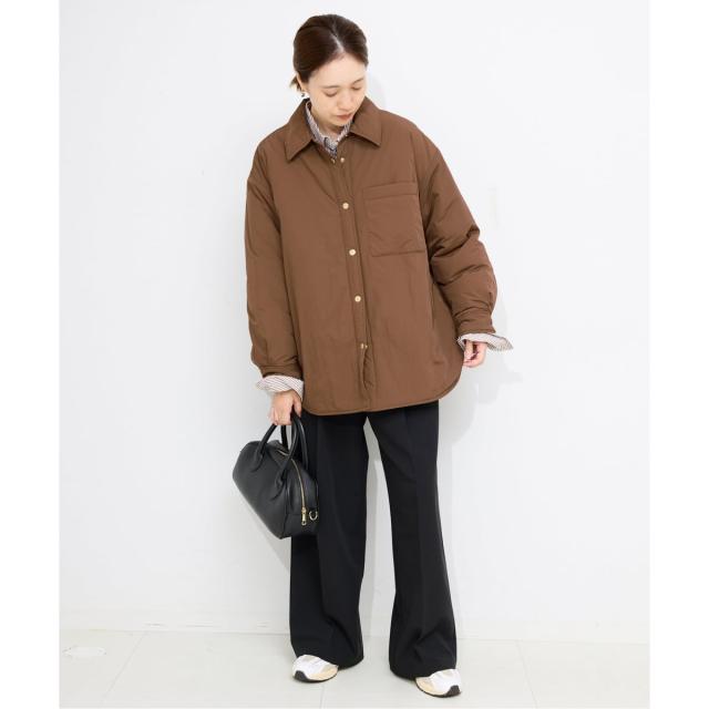 スローブ イエナ（SLOBE IENA）/《吸湿発熱》TOPTHERMOシャツブルゾン