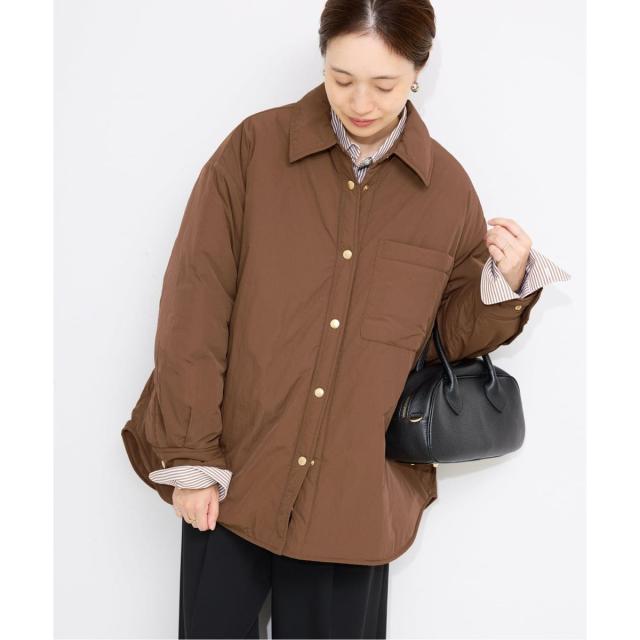 スローブ イエナ（SLOBE IENA）/《吸湿発熱》TOPTHERMOシャツブルゾン