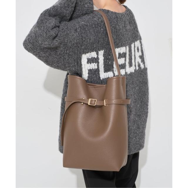 スローブ イエナ（SLOBE IENA）/《追加2》SLOBE ベルトスクエアトートバッグ