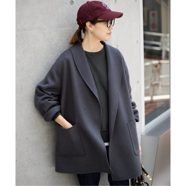 スローブ イエナ（SLOBE IENA）/《WEB限定/追加》SUPER140 ダブルフェイスベルテッドコート