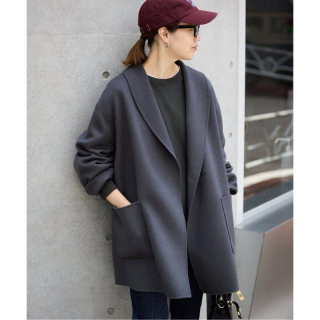スローブ イエナ（SLOBE IENA）/《WEB限定/追加》SUPER140 ダブルフェイスベルテッドコート