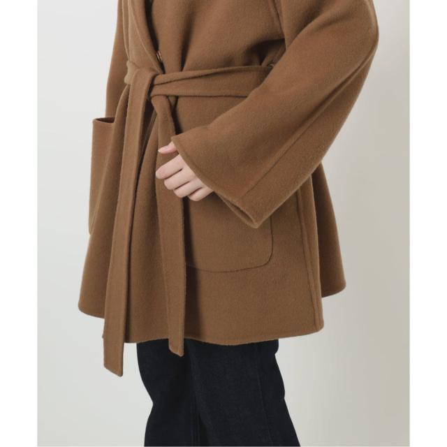 スローブ イエナ（SLOBE IENA）/《WEB限定/追加》SUPER140 ダブルフェイスベルテッドコート