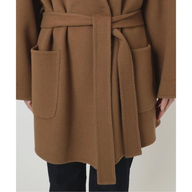 スローブ イエナ（SLOBE IENA）/《WEB限定/追加》SUPER140 ダブルフェイスベルテッドコート