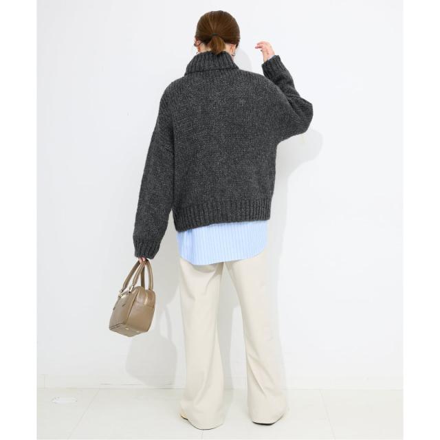 スローブ イエナ（SLOBE IENA）/TRICOTS JEAN MARC SLOBE別注 ジップ