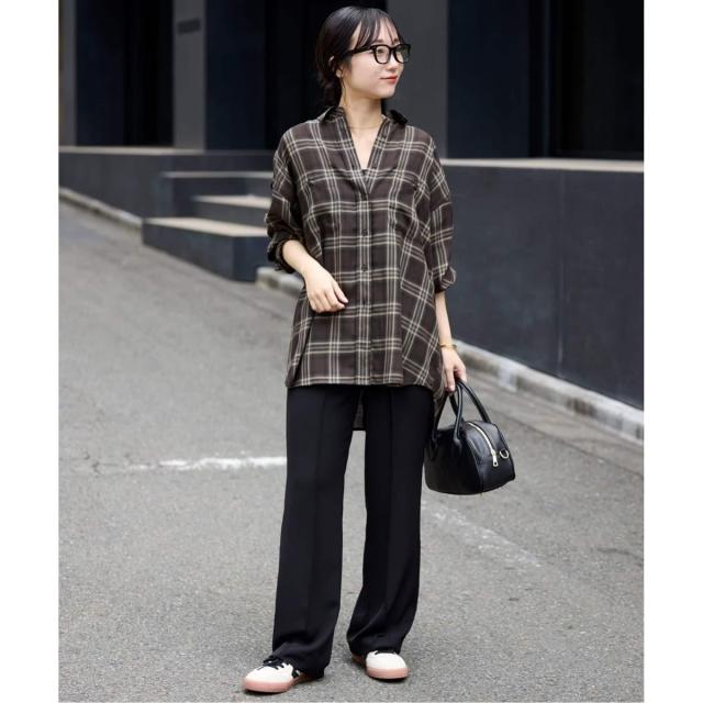 スローブ イエナ（SLOBE IENA）/《WEB・一部店舗限定/追加2》ビエラチェックルーズシャツ