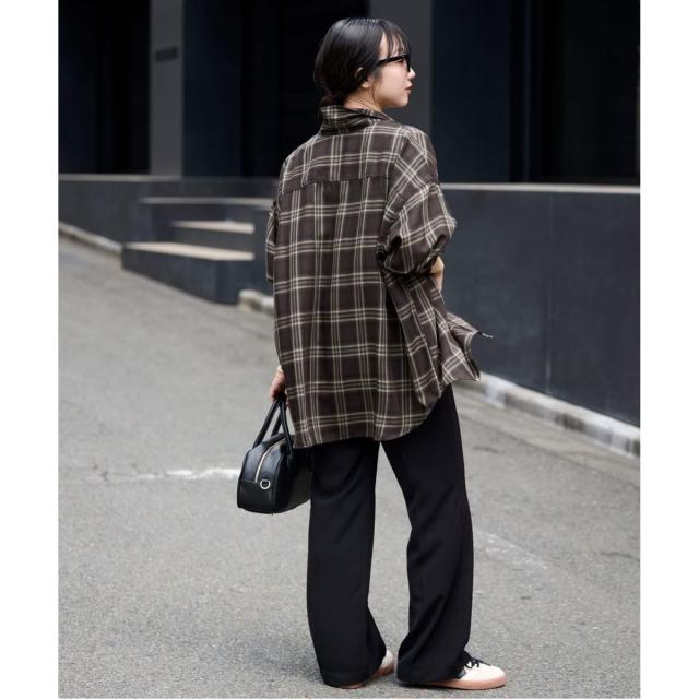 スローブ イエナ（SLOBE IENA）/《WEB・一部店舗限定/追加2》ビエラチェックルーズシャツ