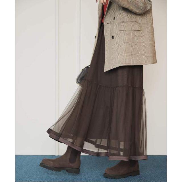 スローブ イエナ（SLOBE IENA）/《WEB限定/追加》チュールギャザー