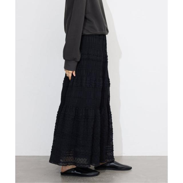 スローブ イエナ（SLOBE IENA）/《WEB限定/追加》MAJOLICAティアプリーツスカート