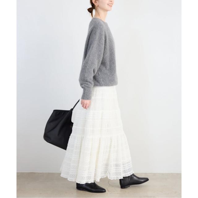 スローブ イエナ（SLOBE IENA）/《WEB限定/追加》MAJOLICAティアプリーツスカート