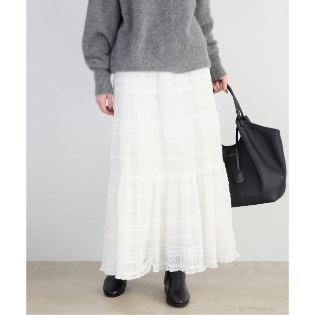 スローブ イエナ（SLOBE IENA）/《WEB限定/追加》MAJOLICAティアプリーツスカート