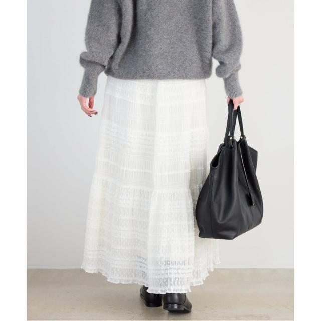 スローブ イエナ（SLOBE IENA）/《WEB限定/追加》MAJOLICAティアプリーツスカート