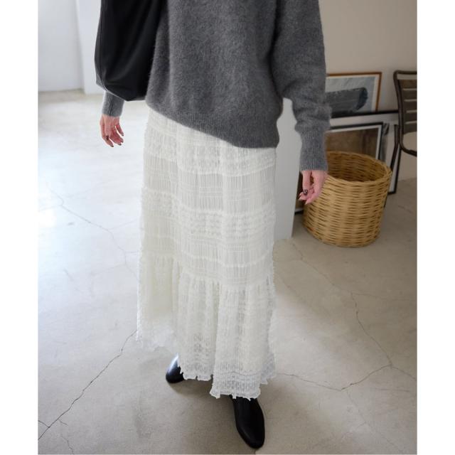 スローブ イエナ（SLOBE IENA）/《WEB限定/追加》MAJOLICAティアプリーツスカート