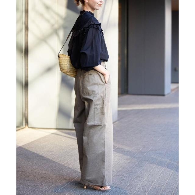 スローブ イエナ（SLOBE IENA）/《WEB限定/追加3》フリルピンタックブラウス