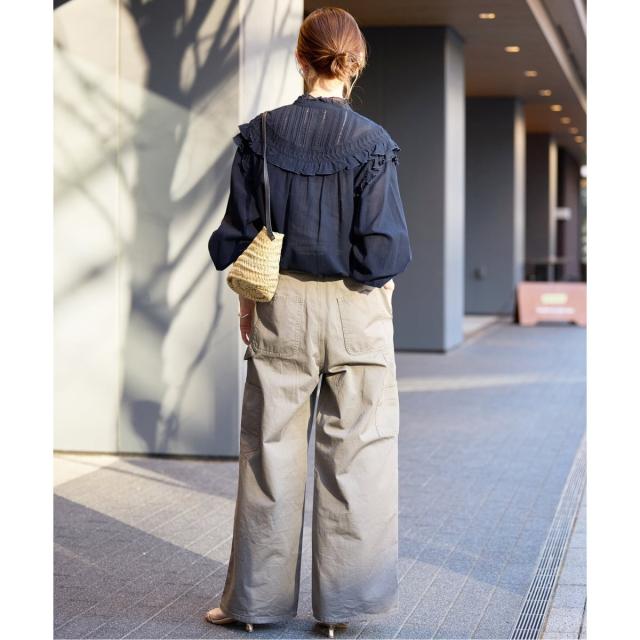 スローブ イエナ（SLOBE IENA）/《WEB限定/追加3》フリルピンタックブラウス