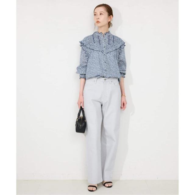 スローブ イエナ（SLOBE IENA）/《WEB限定/追加3》フリルピンタックブラウス