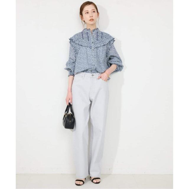 スローブ イエナ（SLOBE IENA）/《WEB限定/追加3》フリルピンタックブラウス