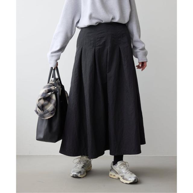 スローブ イエナ（SLOBE IENA）/《3サイズ展開》タフタタックフレアスカート