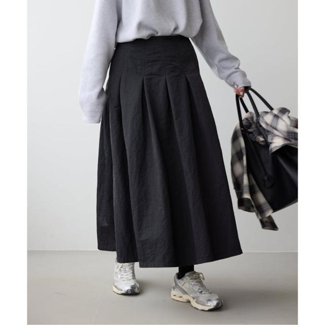 スローブ イエナ（SLOBE IENA）/《3サイズ展開》タフタタックフレアスカート