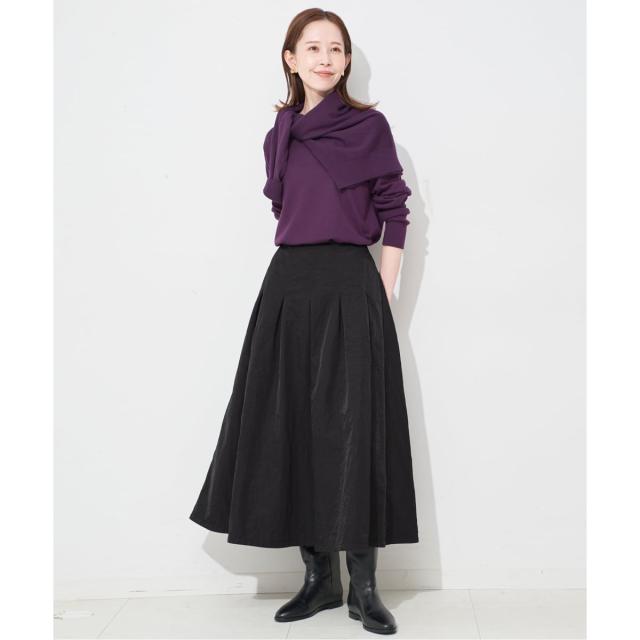 スローブ イエナ（SLOBE IENA）/《3サイズ展開》タフタタックフレアスカート