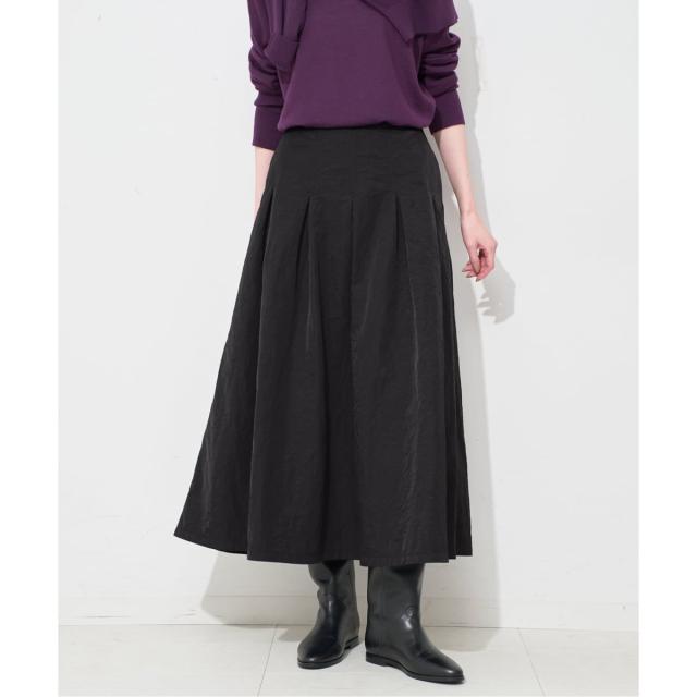 スローブ イエナ（SLOBE IENA）/《3サイズ展開》タフタタックフレアスカート