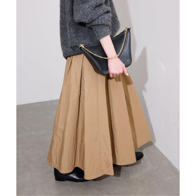 スローブ イエナ（SLOBE IENA）/《3サイズ展開》タフタタックフレアスカート