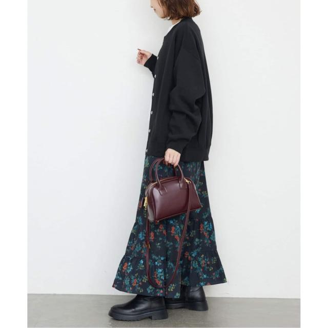 スローブ イエナ（SLOBE IENA）/《WEB限定/追加3》ダブルフェイスジャージースナップカーディガン