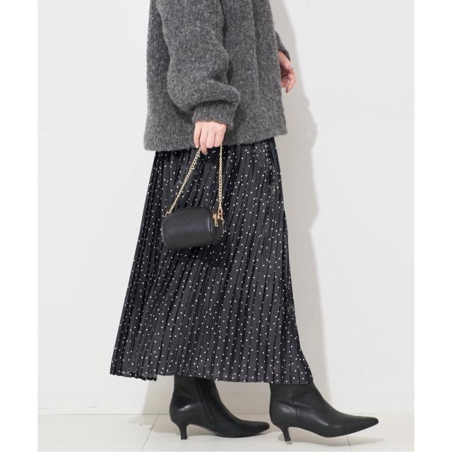 スローブ イエナ（SLOBE IENA）/ドットプリーツスカートの通販はau PAY