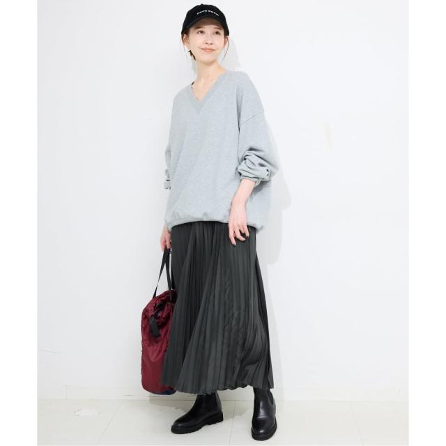 スローブ イエナ（SLOBE IENA）/《追加》パウダリーサテンプリーツキャミワンピース