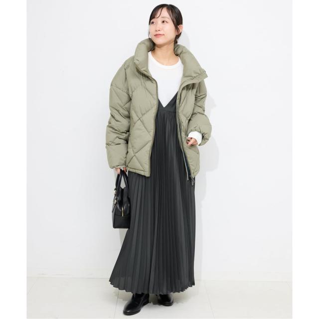 スローブ イエナ（SLOBE IENA）/《追加》パウダリーサテンプリーツキャミワンピース