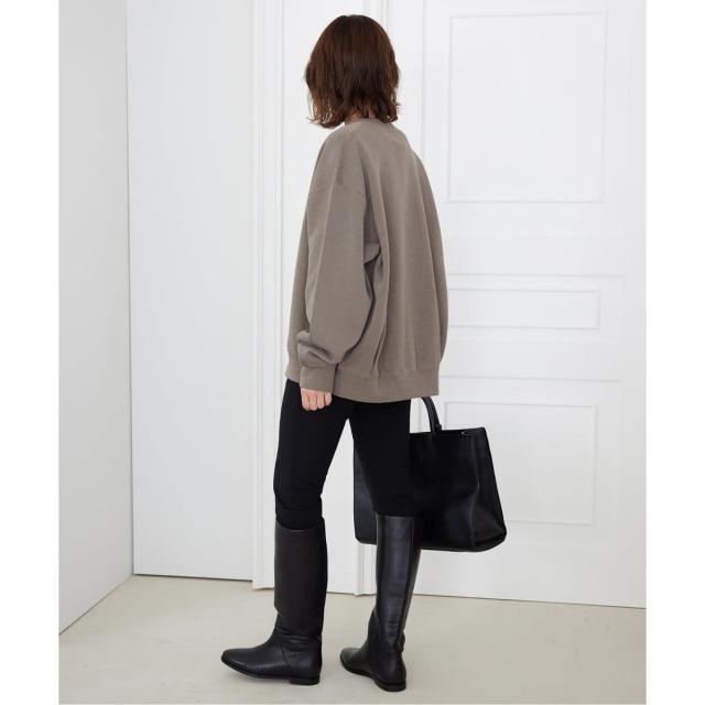 スローブ イエナ（SLOBE IENA）/《WEB限定/追加4予約》ダブルフェイスジャージースナップカーディガン