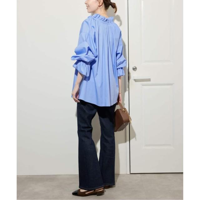 スローブ イエナ（SLOBE IENA）/《WEB限定/追加2》タイプライターフリルカラーブラウス