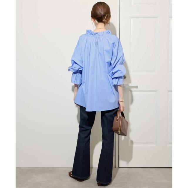 スローブ イエナ（SLOBE IENA）/《WEB限定/追加2》タイプライターフリルカラーブラウス