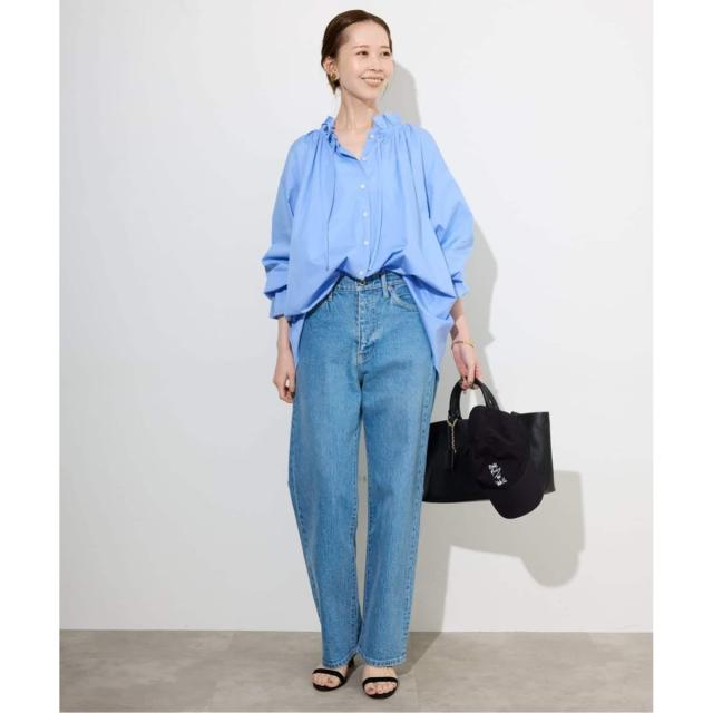 スローブ イエナ（SLOBE IENA）/《WEB限定/追加2》タイプライターフリルカラーブラウス