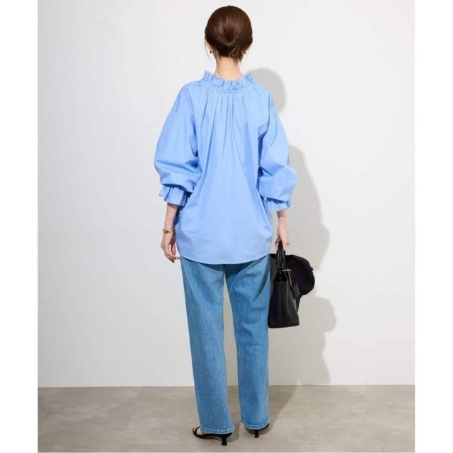 スローブ イエナ（SLOBE IENA）/《WEB限定/追加2》タイプライターフリルカラーブラウス