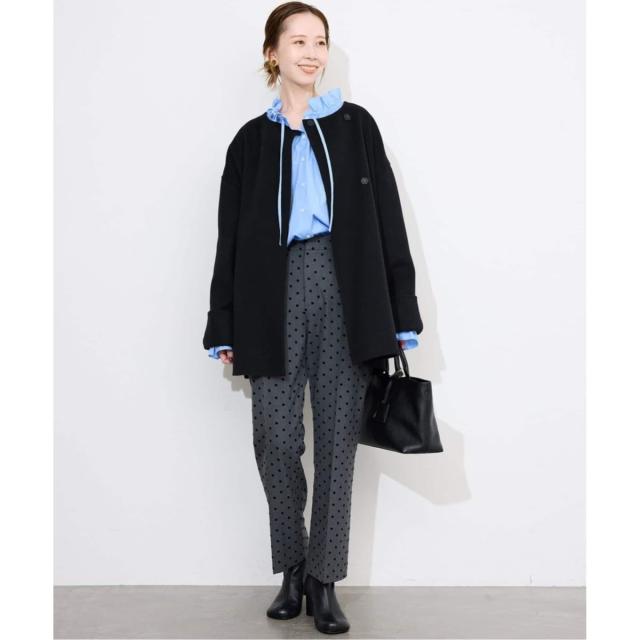 スローブ イエナ（SLOBE IENA）/《WEB限定/追加2》タイプライターフリルカラーブラウス