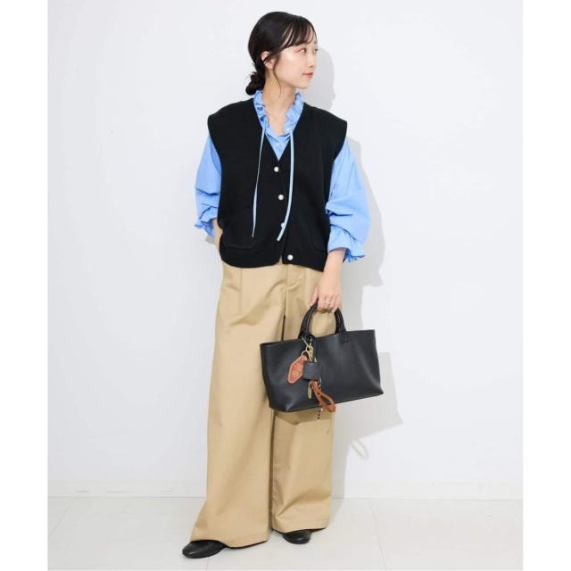 スローブ イエナ（SLOBE IENA）/《WEB限定/追加2》タイプライターフリルカラーブラウス