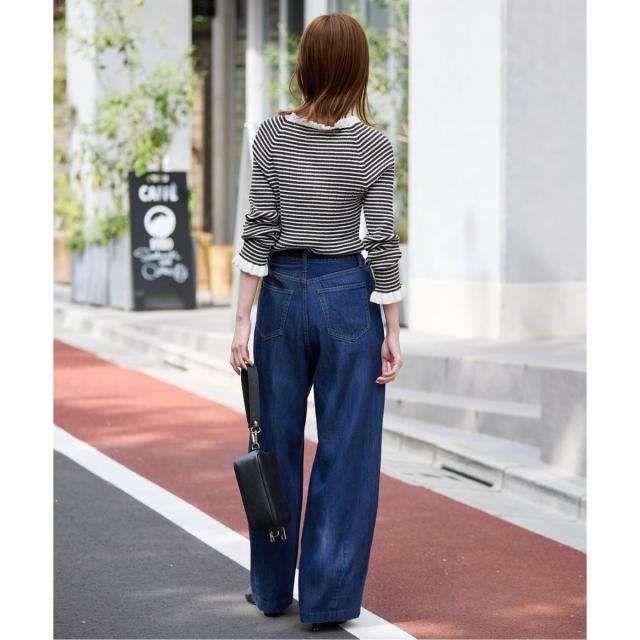 スローブ イエナ（SLOBE IENA）/《追加》tyn．TGOR/トゴール フリルカーディガン J0102