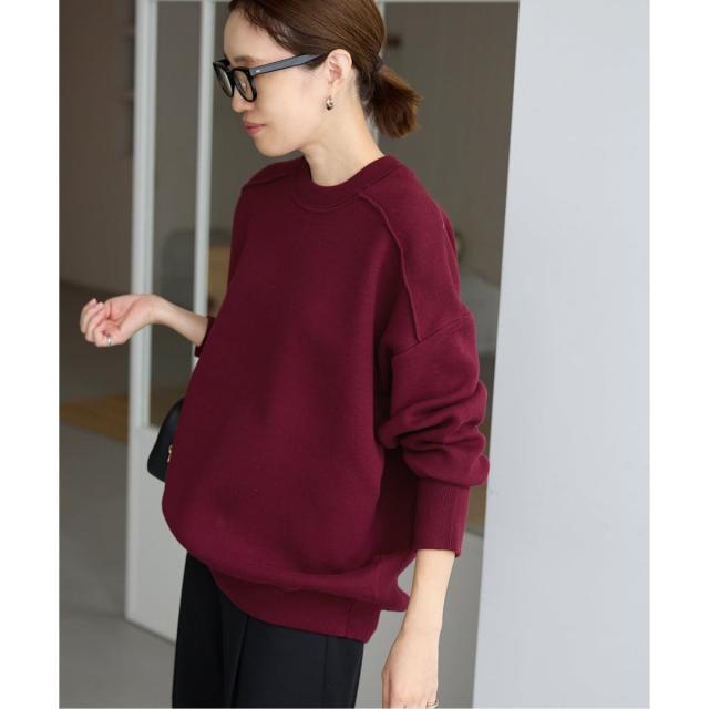 スローブ イエナ（SLOBE IENA）/《WEB限定/追加2》オーバーサイズ スウェットライクニット