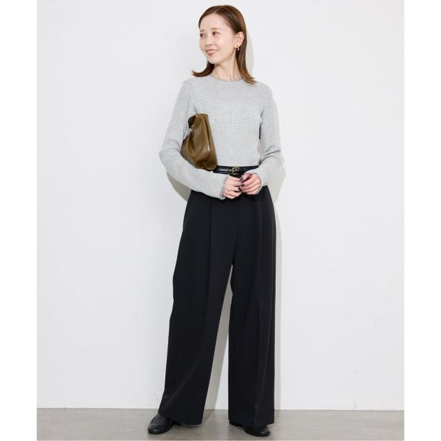 スローブ イエナ（SLOBE IENA）/《追加》シアーフリルリブニット