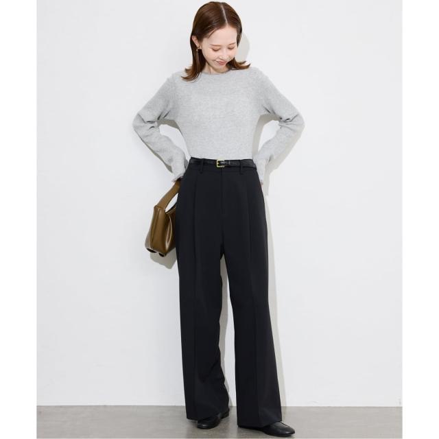 スローブ イエナ（SLOBE IENA）/《追加》シアーフリルリブニット